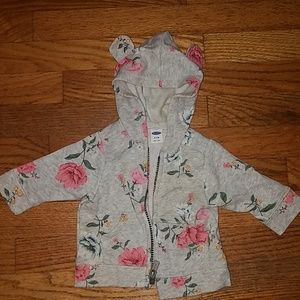 Old navy  baby girl hooded jacket.